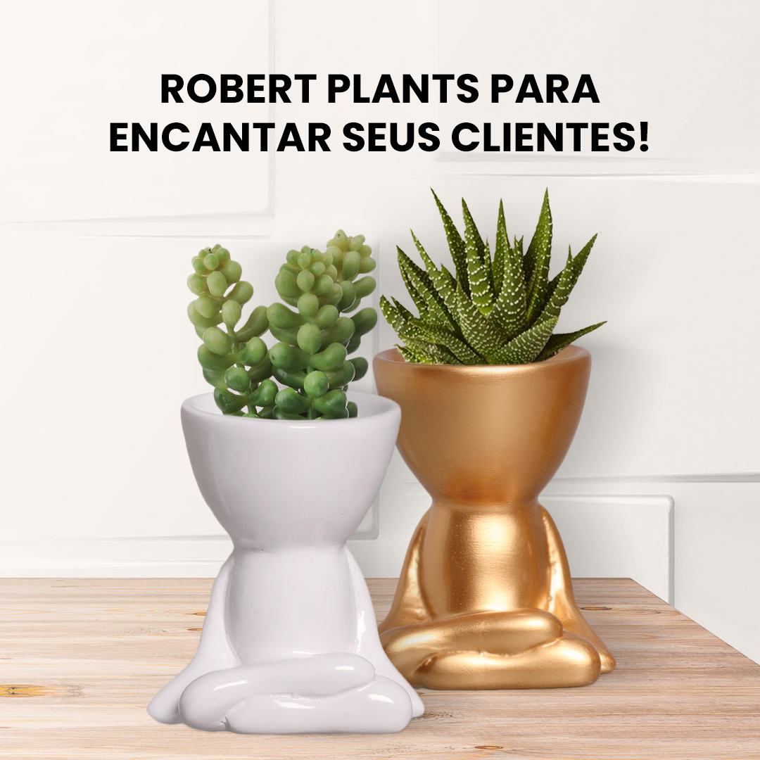 Compre vasos Robert Plant no atacado da Cerâmica Burguina - Porto Ferreira